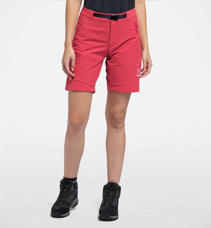 Haglöfs Womens Lizard Shorts Red New Zealand 39825XGEN